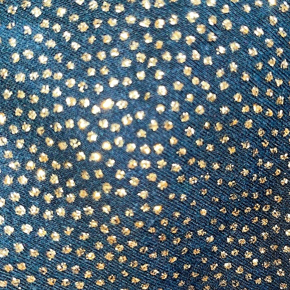 Chaser Glitter Jersey Draped Cowl Neck Halter Top Strappy Teal Green & Gold Sz M - Picture 11 of 16